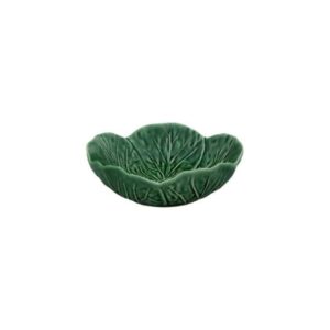 Салатник с резным краем Bordallo Pinheiro Капуста зеленый 15 см posuda vip