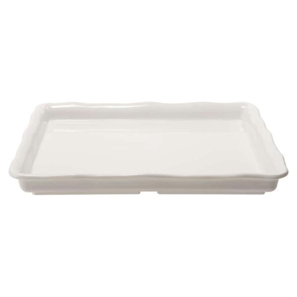 Блюдо White P L Proff Cuisine 35x30x4.5 см прямоуг с бортом posuda-vip