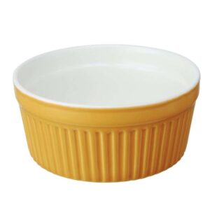 Чашка для подачи Крем-Карамель Рамекин P L Proff Cuisine 400 мл 12 см оранжевая posuda-vip