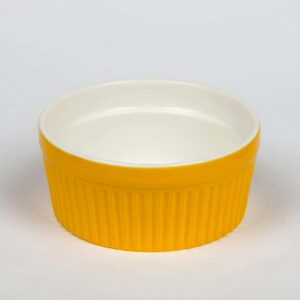 Чашка для подачи Крем-Карамель Рамекин P L Proff Cuisine 400 мл 12 см желтая posuda-vip