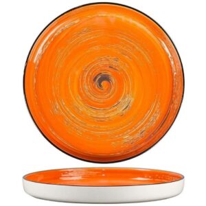 Тарелка с бортом Texture Orange Circular P L Proff Cuisine 28 см h3.1 см posuda-vip