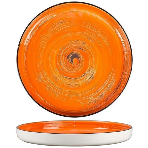 Тарелка с бортом Texture Orange Circular P L Proff Cuisine 28 см h3.1 см posuda-vip