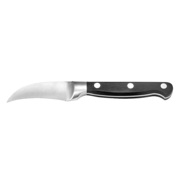 Нож для чистки овощей Коготь Classic P L Proff Cuisine 6.5 см кованый черная ручка posuda-vip