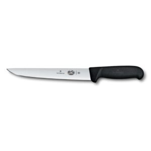 Нож для нарезки Victorinox Fibrox 20 см черная ручка posuda-vip