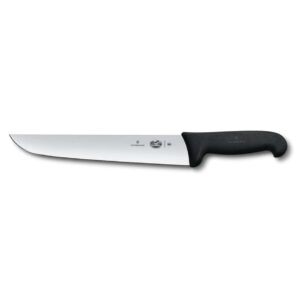 Нож для нарезки Victorinox Fibrox 23 см черная ручка posuda-vip