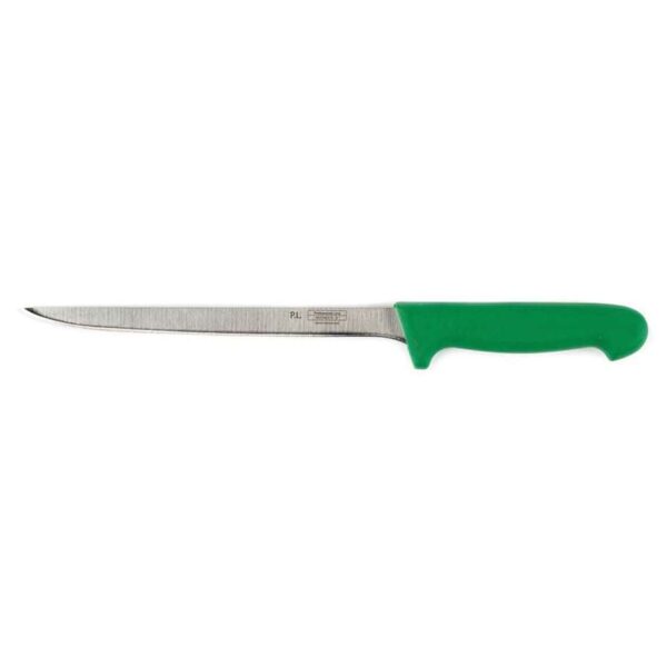 Нож филейный Pro-Line P L Proff Cuisine 20 см зеленая ручка posuda-vip