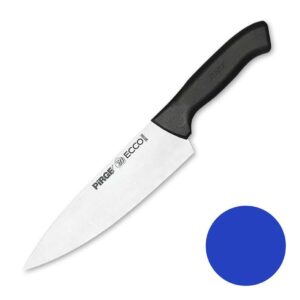Нож поварской Pirge 19 см синяя ручка posuda-vip