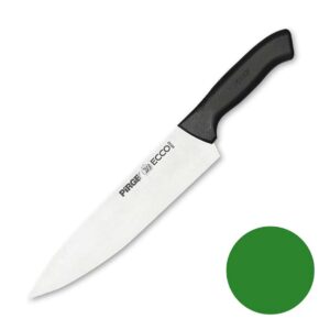 Нож поварской Pirge 23 см зеленая ручка posuda-vip