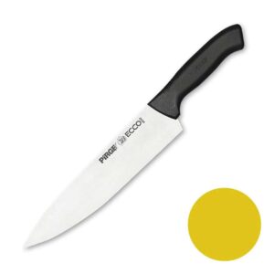 Нож поварской Pirge 23 см желтая ручка posuda-vip
