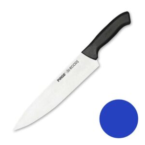 Нож поварской Pirge 25 см синяя ручка posuda-vip