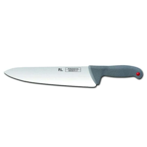 Нож поварской Pro-Line P L Proff Cuisine 30 см с цветными кнопками серая ручка posuda-vip