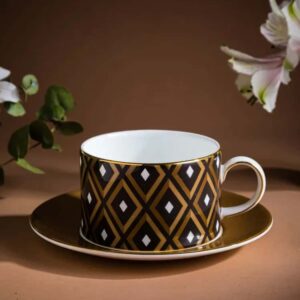 Чашка чайная с блюдцем Wedgwood Аррис Геометрия 220 мл posuda-vip