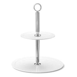 Фруктовница двухъярусная Georg Jensen Бернадот 28.7 см posuda-vip