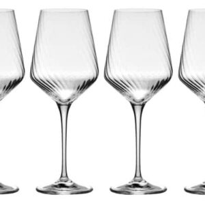 Набор бокалов для белого вина Krosno Авангард Люми 390 мл 4 шт posuda-vip