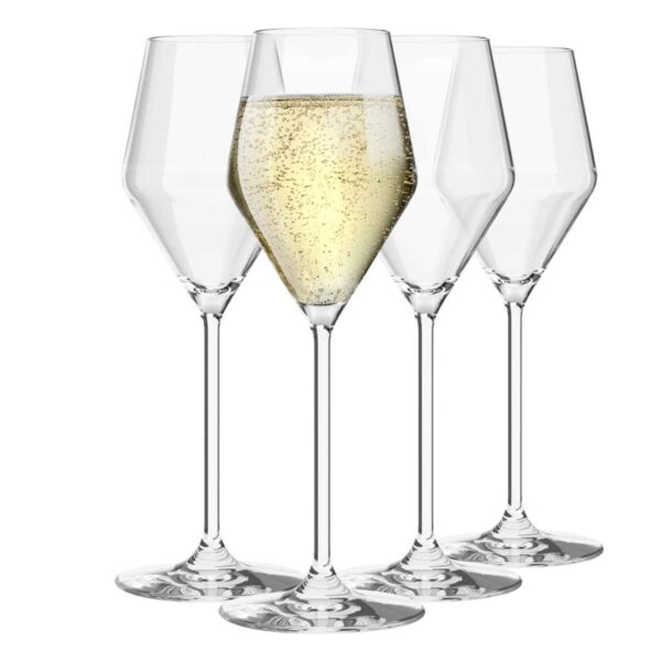 Набор бокалов для шампанского Krosno Рэй 175 мл 4 шт posuda-vip