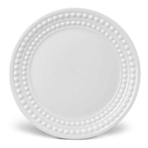 Тарелка пирожковая LObjet Жемчуг 17 см белый декор posuda-vip